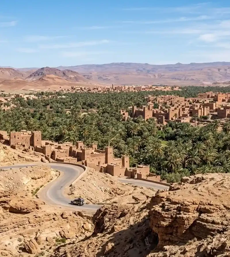 2-Day Shared Nkob & Draa Valley Desert Tour from Gueliz Marrakech (Private Available)